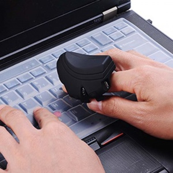 GM306 Mini 2.4G Wireless Finger Mouse for PC/Lapto...