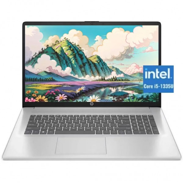 HP 17.3" FHD IPS Display, Intel Core i5 1335U, 32GB RAM, 2TB SSD, Backlit Keyboard, Wi-Fi 6, Bluetooth, Windows 11 Pro Silver