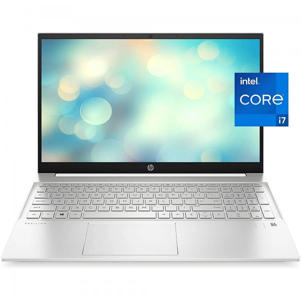 HP Pavilion 15.6" FHD Business Laptop, Intel Core i7-1355U, 64GB DDR4 RAM, 2TB SSD ,Backlit Keyboard ,Windows 11 Pro Silver